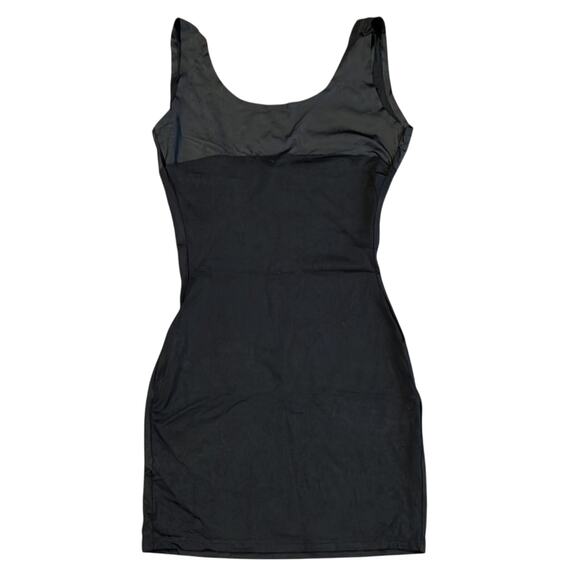 SPANX ASSETS Plus Size Black Open Bust Tummy Control Shapewear Dress 1X - Picture 6 of 9